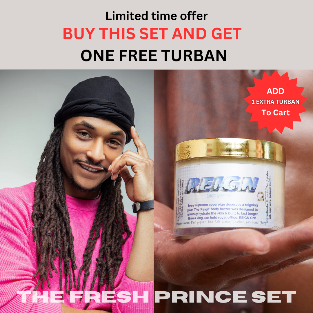 Fresh Prince Set **Must add extra turban to cart