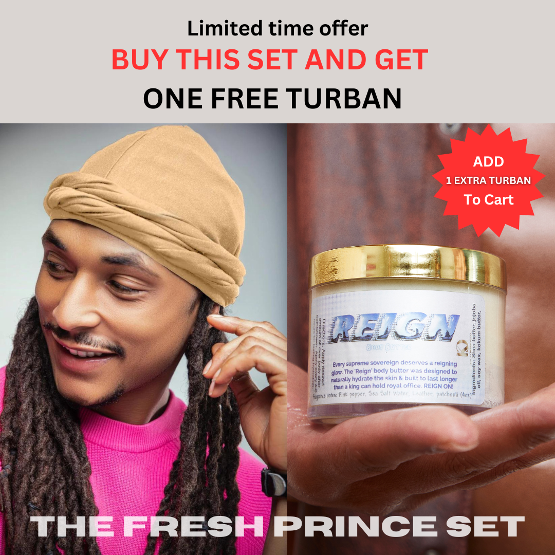 Fresh Prince Set **Must add extra turban to cart