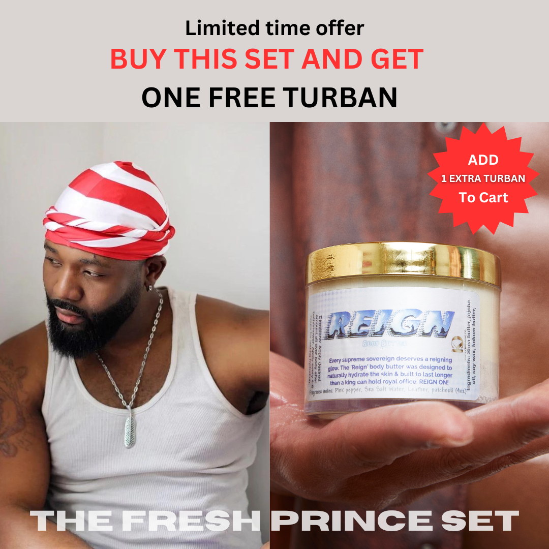 Fresh Prince Set **Must add extra turban to cart