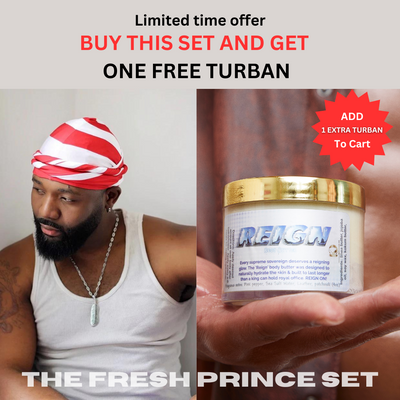 Fresh Prince Set **Must add extra turban to cart