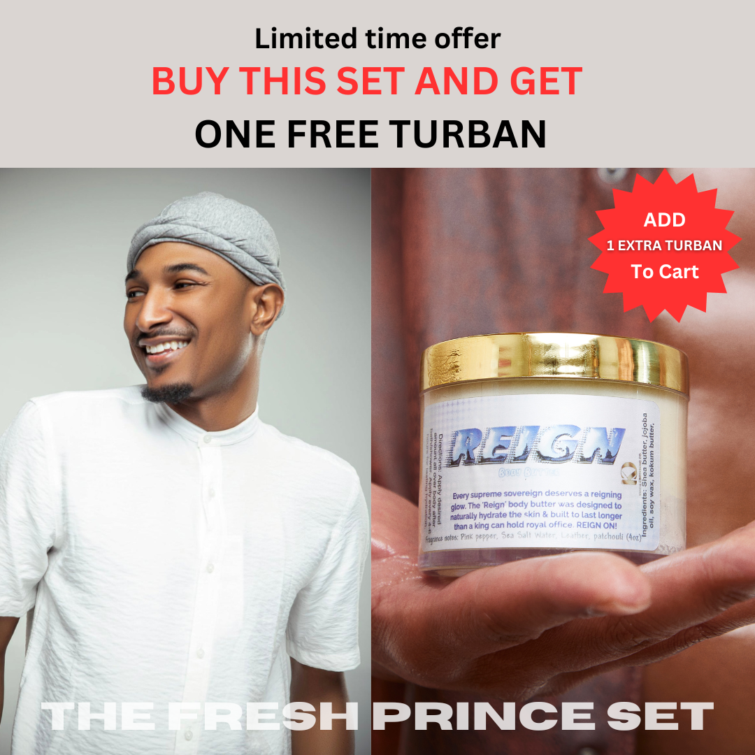Fresh Prince Set **Must add extra turban to cart