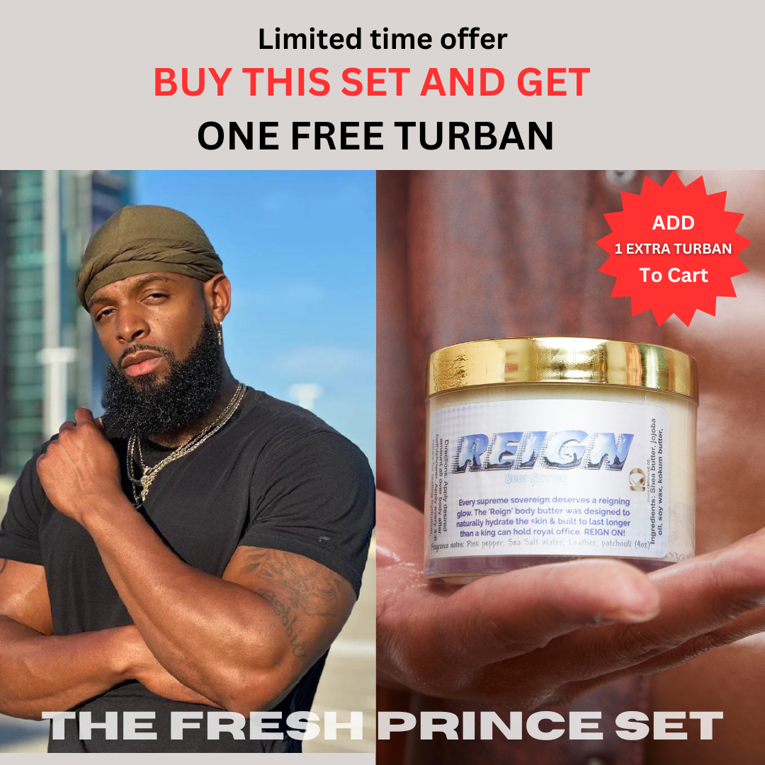 Fresh Prince Set **Must add extra turban to cart
